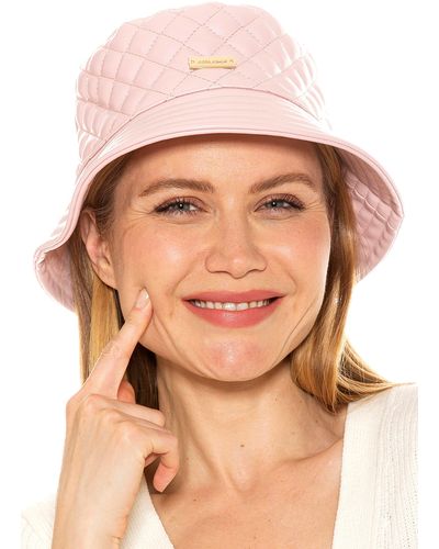 Alexia Admor Pleather Bucket Hat - Pink