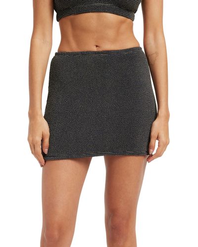 GOOD AMERICAN Always Fits Cover-up Miniskirt - Black