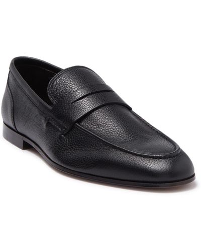 To Boot New York Deville Leather Penny Loafer - Black