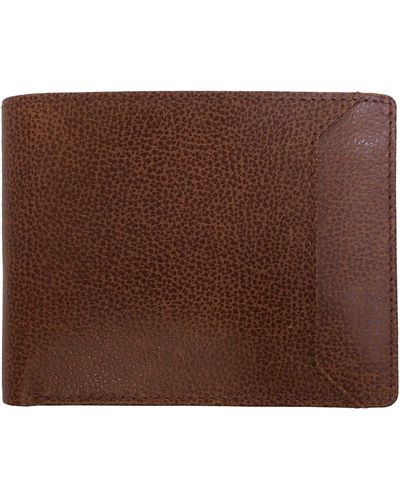 Boconi 3-in-1 Leather Id Wallet Gift Set - Brown