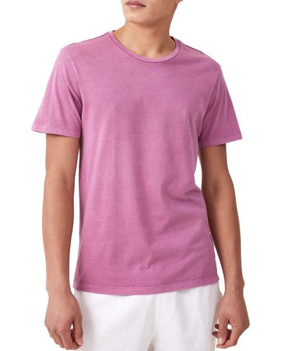 Cotton On Regular Fit Cotton T-shirt - Pink