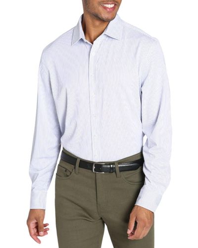 Jachs New York Stripe Button-up Shirt - White