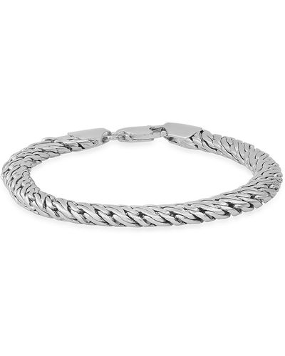 HMY Jewelry Wheat Chain Bracelet - Metallic