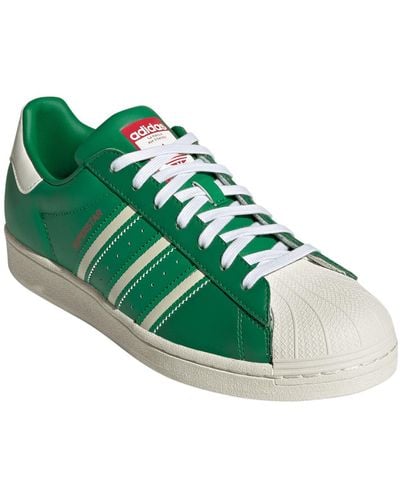 Green Adidas Superstar Shoes for Men - Up to 40% off | Lyst