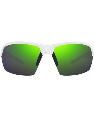 Revo Jett 68mm Square Sunglasses - Green