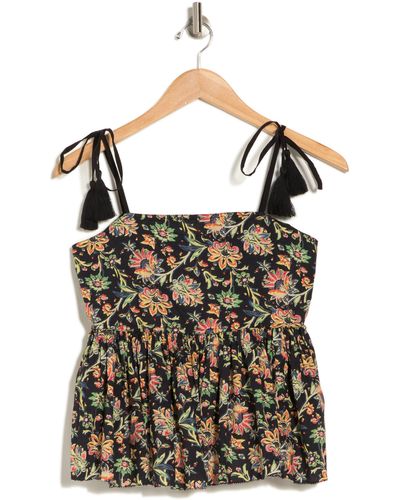 The Great The Dainty Floral Sleeveless Top - Multicolor