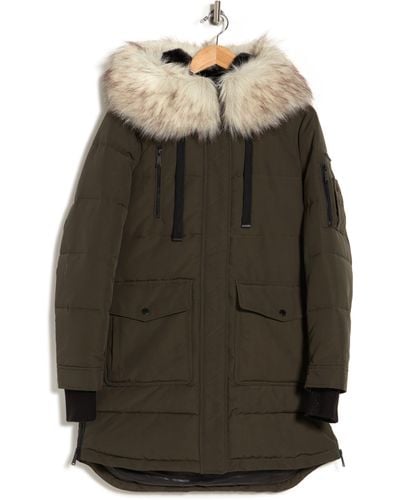 Bcbgeneration faux fur trim hotsell hood parka