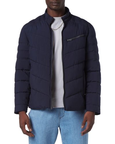Andrew Marc Winslow Quilted Jacket - Blue