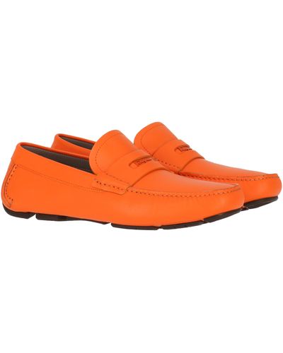 Ferragamo Newton Driving Loafer (men) - Orange