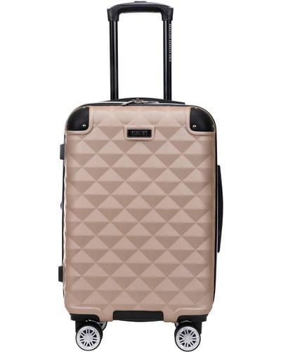 Kenneth Cole Diamond Tower 20" Hardside Spinner Luggage - Natural