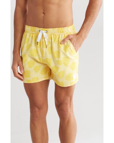 Native Youth Volley Swim Shorts - Yellow