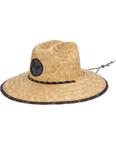 San Diego Hat Rush Straw Cattleman Crease Sun Hat - White