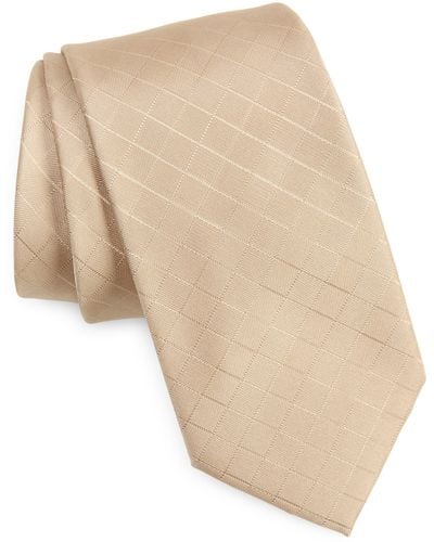 Calvin Klein Chandler Stripe Tie - Natural