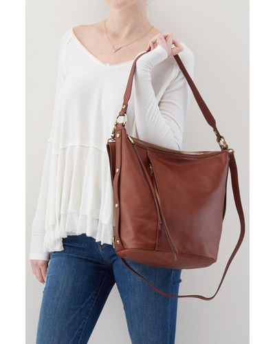Hobo International Torin Leather Shoulder Bag - Brown
