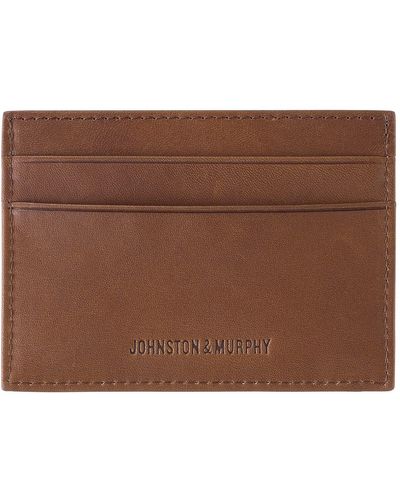Johnston & Murphy Leather Wallet - Brown