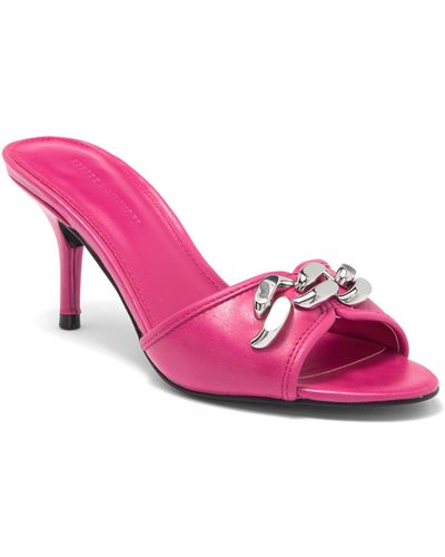 Rebecca Minkoff Curb Chain Sandal - Pink
