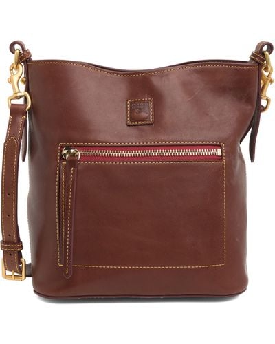 Dooney & Bourke Ridley Leather Crossbody Bag - Brown