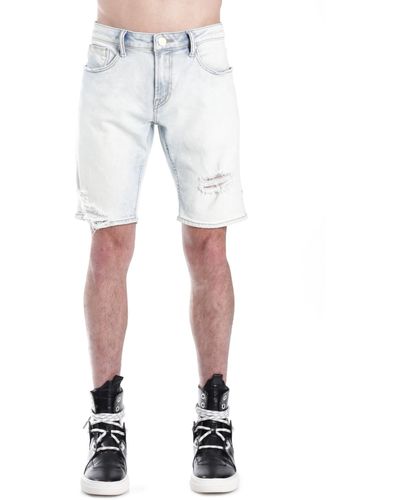 HVMAN Mero Slim Stretch Shorts - White