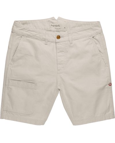 Imperfects Courier Shorts - White