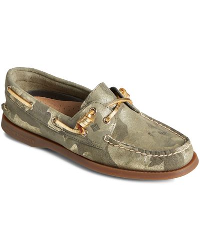 Sperry Top-Sider Authentic Original Vida Boot Shoe In Olive Multi At Nordstrom Rack - Green