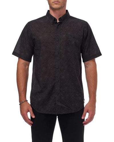 Ezekiel Karve Short Sleeve Shirt - Black