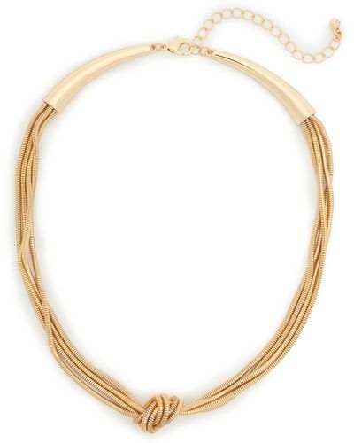 Nordstrom Knotted Chain Necklace - White