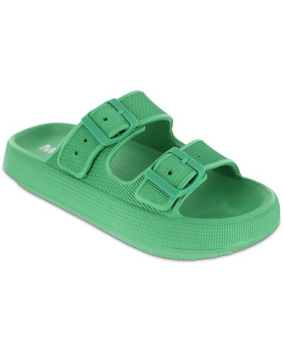 MIA Libbie - Sandali In Gomma Con Doppia Fibbia - Comodi E Alla Moda - Bianco - 42 EU
