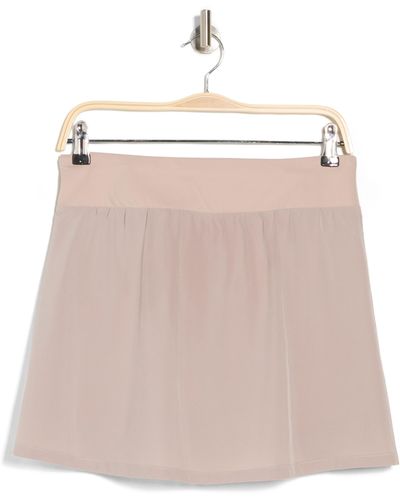 90 Degrees Marcy Pleated Skort - Natural