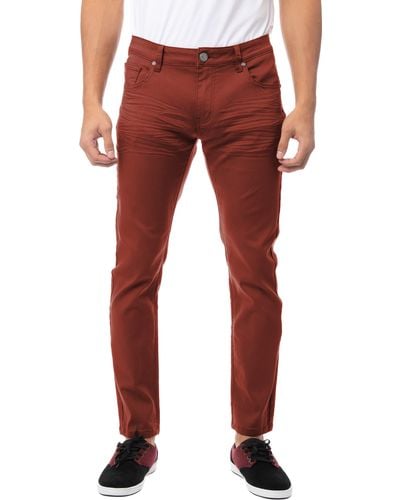 Xray Jeans Classic Twill Skinny Jeans - Red