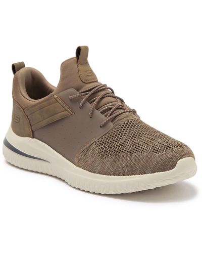 Skechers Delson 3.0 Cicada Lace-up Sneaker - Natural
