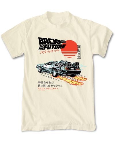 Riot Society Back To The Future Kanji Graphic T-shirt - White