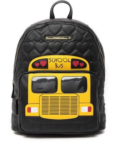 Betsey Johnson Wheels On The Bus Backpack - Black