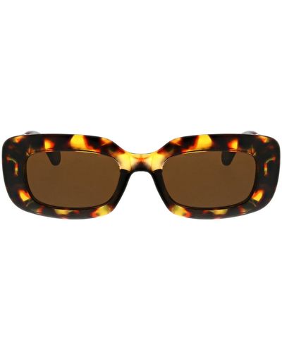 BCBGMAXAZRIA 49mm Twist Oval Sunglasses - Brown