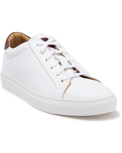 To Boot New York Devin Leather Sneaker - White