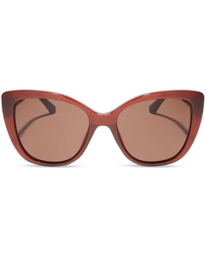 DIFF 58mm Rae Cat Eye Sunglasses - Pink