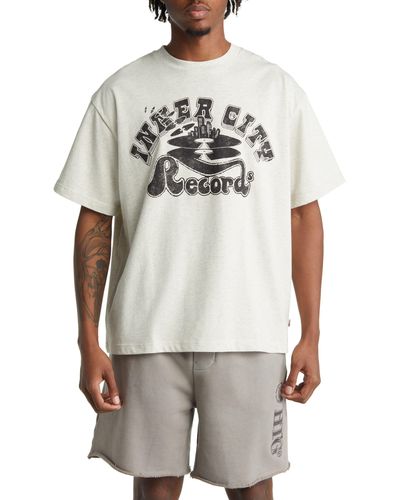 Honor The Gift Records Cotton Graphic Tee - Gray
