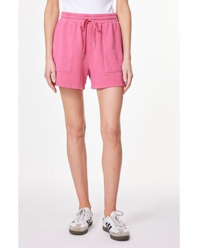 C&C California Mickey Utility Sweat Shorts - Pink