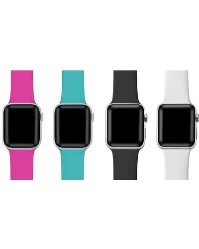 The Posh Tech Posh Tech Silicone Apple Watch Band - Black
