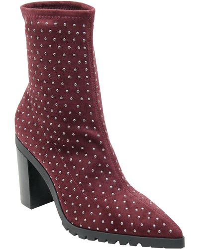 Charles David Danielle Pointed Toe Bootie - Purple