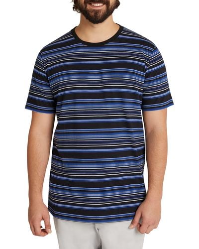 Johnny Bigg Global Stripe Longline T-shirt - Blue