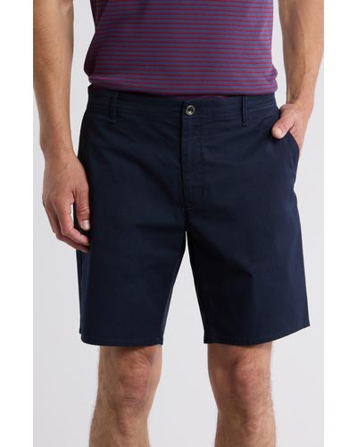 Rodd & Gunn Baylys Beach Stretch Cotton Shorts - Blue