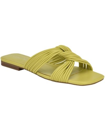 Calvin Klein Mavin Slide Sandal - Yellow