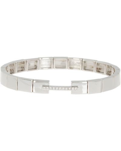 Nordstrom Pavé Bar Stretch Bracelet - White