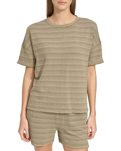 Andrew Marc Heritage Stripe Boxy T-shirt - Multicolor