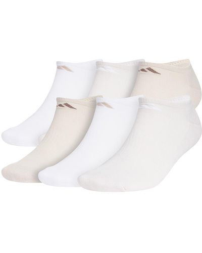 adidas 3-pack Aeroready Athletic Cushioned Low Cut Socks - White