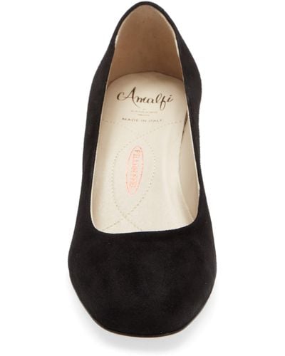 Amalfi by Rangoni Sven Pump In Black Suede At Nordstrom Rack