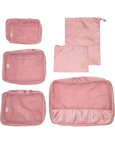 MYTAGALONGS Set Of 6 Packing Pods - Pink