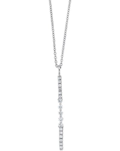 Bony Levy 18k White Gold Diamond Pendant Necklace