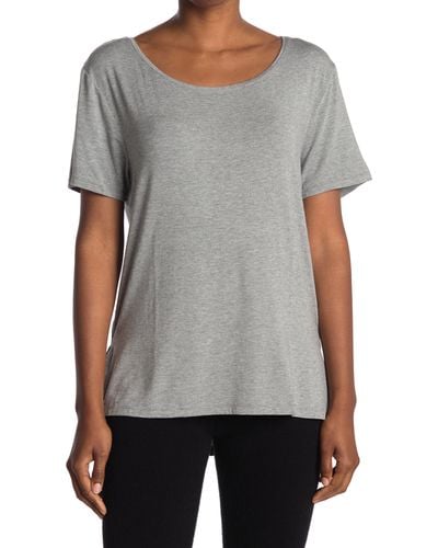 French Connection Heather Modal T-shirt - Gray