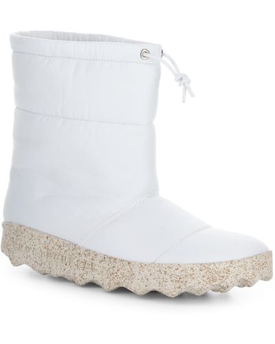 ASPORTUGUESAS Cale Recycled Polyester Quilted Boot - White